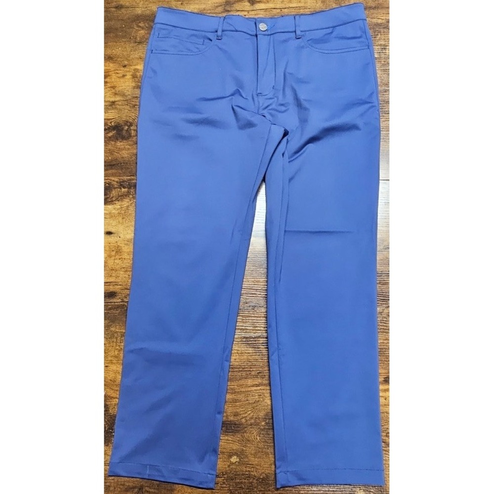 Twillory Performance Pants Men's 36x29 Hustle Tailored Fit Stretch Cobalt Blue